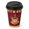 VeZee Black Dome Lids for 10, 12 & 16 oz Poly Paper Cups | Leak Resistant Fit with Sip Opening and Vent Hole | Disposable Plastic Lids for Hot Cold Drinks Coffee Tea Cups | 3000 Count view 4