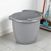 10 Qt. Spout Pail Classic Titanium, Gray Plastic Bucket with Pour Spout & Comfort Grip Handle, Ideal for Household Cleaning, Mopping, Washing Cars and Gardening view 2