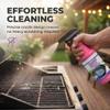 Heavy Duty Grill Degreaser Spray, 2026 Upgrade Heavy Duty Grill Grease Eraser Spray with Cloth Sponge Scrubber Set,Remove Stubborn Grease Smoky Stains Outdoor BBQ Smoker Grates (3) view 4