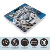 Blue Eyed Snow Leopard Bathroom Scale for Body Weight High Precision Digital Scale for Home Portable Weight Scale with Auto Step-On Function and Clear LCD Easy to Read view 3