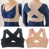 Adjustable Women Breast & Back Support Belt Chest Holder Support Posture Corrector Body Shaper Corset Upper Back Support Bandage(Black L) view 4