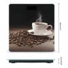 Coffee Cup and Coffee Bean Bathroom Scale for Body Weight High Precision Digital Scale for Home Portable Weight Scale with Auto Step-On Function and Clear LCD Easy to Read view 2