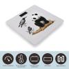 Bird Cedar Panda Bathroom Scale for Body Weight High Precision Digital Scale for Home Portable Weight Scale with Auto Step-On Function and Clear LCD Easy to Read view 3