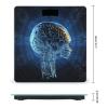 Artificial Intelligence Brain Bathroom Scale for Body Weight High Precision Digital Scale for Home Portable Weight Scale with Auto Step-On Function and Clear LCD Easy to Read view 2