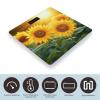Sunflower Flowers Bathroom Scale for Body Weight High Precision Digital Scale for Home Portable Weight Scale with Auto Step-On Function and Clear LCD Easy to Read view 3