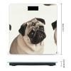 Pug Dog Bathroom Scale for Body Weight High Precision Digital Scale for Home Portable Weight Scale with Auto Step-On Function and Clear LCD Easy to Read view 2