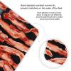 Bacon Pattern Bathroom Scale for Body Weight High Precision Digital Scale for Home Portable Weight Scale with Auto Step-On Function and Clear LCD Easy to Read view 4