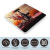 Red Wine Flower Bathroom Scale for Body Weight High Precision Digital Scale for Home Portable Weight Scale with Auto Step-On Function and Clear LCD Easy to Read view 3