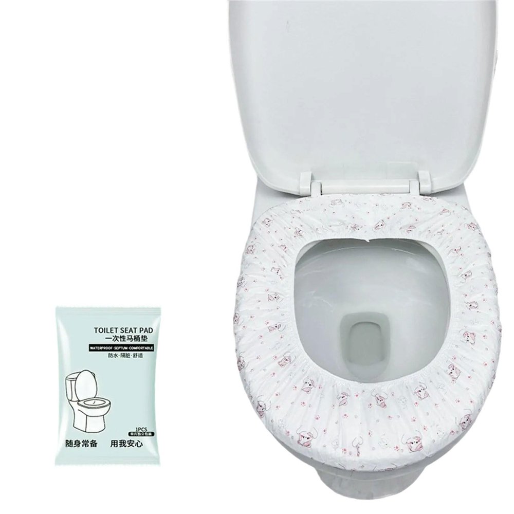 100 Pack Extra Thick Single Uses Toilet Seat Covers for Home and Public Use with Carry Packaging Hygienic Toilet Seat Covers