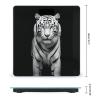 Black and White Tiger Bathroom Scale for Body Weight High Precision Digital Scale for Home Portable Weight Scale with Auto Step-On Function and Clear LCD Easy to Read view 2
