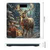 Christmas Gift Reindeer Bathroom Scale for Body Weight High Precision Digital Scale for Home Portable Weight Scale with Auto Step-On Function and Clear LCD Easy to Read view 2