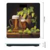Beer and Hop Cones Bathroom Scale for Body Weight High Precision Digital Scale for Home Portable Weight Scale with Auto Step-On Function and Clear LCD Easy to Read view 2