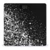 Black White Glitter Bathroom Scale for Body Weight High Precision Digital Scale for Home Portable Weight Scale with Auto Step-On Function and Clear LCD Easy to Read view 1