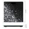 Black White Glitter Bathroom Scale for Body Weight High Precision Digital Scale for Home Portable Weight Scale with Auto Step-On Function and Clear LCD Easy to Read view 2