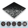 Black White Glitter Bathroom Scale for Body Weight High Precision Digital Scale for Home Portable Weight Scale with Auto Step-On Function and Clear LCD Easy to Read view 3