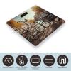 Bicycles in Amsterdam Bathroom Scale for Body Weight High Precision Digital Scale for Home Portable Weight Scale with Auto Step-On Function and Clear LCD Easy to Read view 3