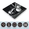 Black and White Golf Bathroom Scale for Body Weight High Precision Digital Scale for Home Portable Weight Scale with Auto Step-On Function and Clear LCD Easy to Read view 3