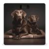 Brown Labrador Retriever Bathroom Scale for Body Weight High Precision Digital Scale for Home Portable Weight Scale with Auto Step-On Function and Clear LCD Easy to Read view 1