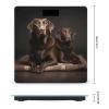 Brown Labrador Retriever Bathroom Scale for Body Weight High Precision Digital Scale for Home Portable Weight Scale with Auto Step-On Function and Clear LCD Easy to Read view 2