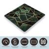 Black and Gold Geometric Bathroom Scale for Body Weight High Precision Digital Scale for Home Portable Weight Scale with Auto Step-On Function and Clear LCD Easy to Read view 3