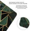 Black and Gold Geometric Bathroom Scale for Body Weight High Precision Digital Scale for Home Portable Weight Scale with Auto Step-On Function and Clear LCD Easy to Read view 4