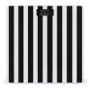Black & White Stripe Bathroom Scale for Body Weight High Precision Digital Scale for Home Portable Weight Scale with Auto Step-On Function and Clear LCD Easy to Read view 1