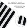 Black & White Stripe Bathroom Scale for Body Weight High Precision Digital Scale for Home Portable Weight Scale with Auto Step-On Function and Clear LCD Easy to Read view 4