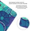 Blue Teal Lemon Bathroom Scale for Body Weight High Precision Digital Scale for Home Portable Weight Scale with Auto Step-On Function and Clear LCD Easy to Read view 4