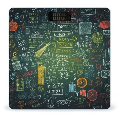 Math Question Bathroom Scale for Body Weight High Precision Digital Scale for Home Portable Weight Scale with Auto Step-On Function and Clear LCD Easy to Read
