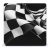Black White Formula Checkered Flags Pattern Bathroom Scale for Body Weight High Precision Digital Scale for Home Portable Weight Scale with Auto Step-On Function and Clear LCD Easy to Read view 1