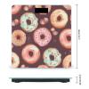 Pretty Donuts Bathroom Scale for Body Weight High Precision Digital Scale for Home Portable Weight Scale with Auto Step-On Function and Clear LCD Easy to Read view 2