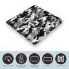 Black Grey White Camo Bathroom Scale for Body Weight High Precision Digital Scale for Home Portable Weight Scale with Auto Step-On Function and Clear LCD Easy to Read view 3