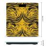 Mustard Yellow and Black Bathroom Scale for Body Weight High Precision Digital Scale for Home Portable Weight Scale with Auto Step-On Function and Clear LCD Easy to Read view 2