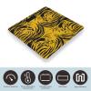 Mustard Yellow and Black Bathroom Scale for Body Weight High Precision Digital Scale for Home Portable Weight Scale with Auto Step-On Function and Clear LCD Easy to Read view 3