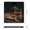 Cigar & Whiskey Bathroom Scale for Body Weight High Precision Digital Scale for Home Portable Weight Scale with Auto Step-On Function and Clear LCD Easy to Read view 2