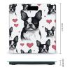 Boston Terrier Red Heart Dog Bathroom Scale for Body Weight High Precision Digital Scale for Home Portable Weight Scale with Auto Step-On Function and Clear LCD Easy to Read view 2