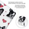 Boston Terrier Red Heart Dog Bathroom Scale for Body Weight High Precision Digital Scale for Home Portable Weight Scale with Auto Step-On Function and Clear LCD Easy to Read view 4