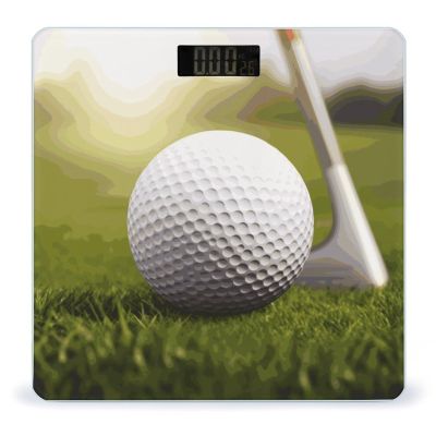 Sport Golf Ball Bathroom Scale for Body Weight High Precision Digital Scale for Home Portable Weight Scale with Auto Step-On Function and Clear LCD Easy to Read