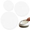 Sacolin 60 Pcs Felt Plate Protectors, White Pan Dividers Pads, 5/7.5/10.5 in, Non-Slip, Anti-Scratch & Thickened Thermal Insulation for Dinnerware Storage view 1