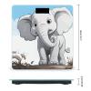 White Elephant Bathroom Scale for Body Weight High Precision Digital Scale for Home Portable Weight Scale with Auto Step-On Function and Clear LCD Easy to Read view 2