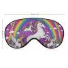 Lightweight Comfortable Magic Unicorn Rainbow Eye Mask with Elastic Band for Sleep Plane Work, Pressureless Blindfold Eyeshade view 2