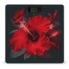 Red Hibiscus Flowers Bathroom Scale for Body Weight High Precision Digital Scale for Home Portable Weight Scale with Auto Step-On Function and Clear LCD Easy to Read view 1