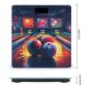 Bowling Balls Bathroom Scale for Body Weight High Precision Digital Scale for Home Portable Weight Scale with Auto Step-On Function and Clear LCD Easy to Read view 2