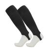 PAKHUDB Calf Compression Sleeves 1Pair Breathable Summer Long Stomping Heel Calf Socks, Soccer Shin Guard Sleeves(Black) view 1