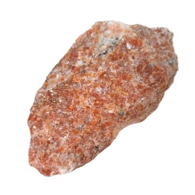 1pcs 500-600g Orange Sun Stone Rough Ore Quartz Crystal Healer Stone