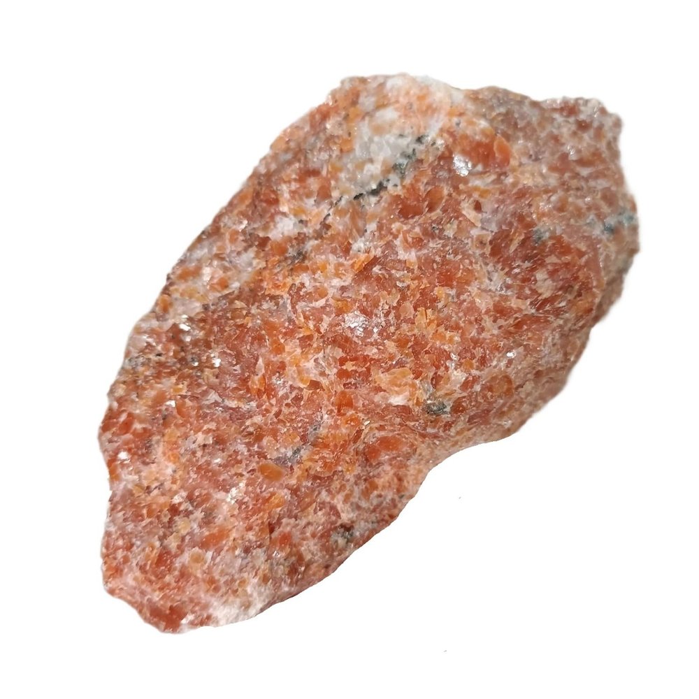 1pcs 500-600g Orange Sun Stone Rough Ore Quartz Crystal Healer Stone