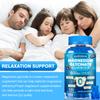 Magnesium Glycinate Gummies 600mg Sugar Free Magnesium & Potassium Dietary Supplement with Vitamin D, B6 and CoQ10 for Calm Support & Sleep for Adults - High Absorption -Blueberry Gummies view 4