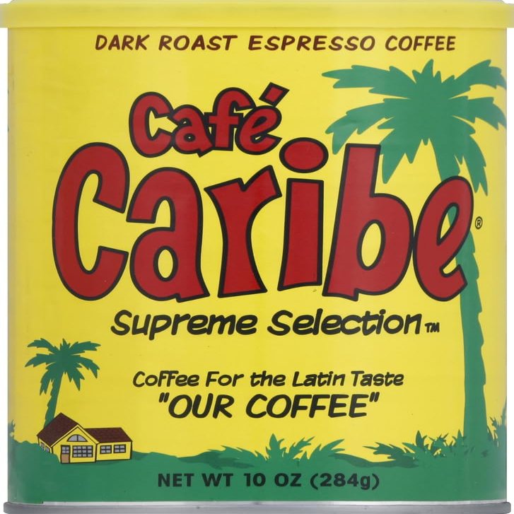 Cafe Caribe, Supreme Selection Dark Roast Espresso Coffee, 10 Ounce
