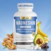 1000mg Magnesium Complex Capsules, 8-in-1 Magnesium Glycinate, Citrate, Malate, Taurate, Oxide, Carbonate, Aspartate, Orotate - 240 Capsules (1 Bottle 240 Capsules) view 1
