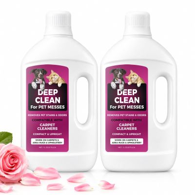 2L Deep Clean Pet Carpet Cleaner Solution for Shark StainStriker, Rose